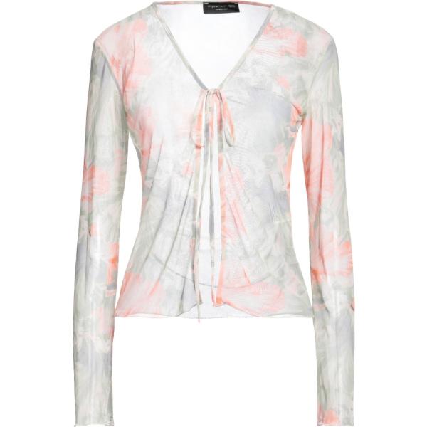 top Angela Mele Milano bianco a fiori