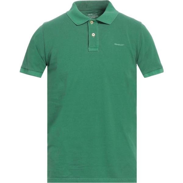 polo Gant verde tinta unita