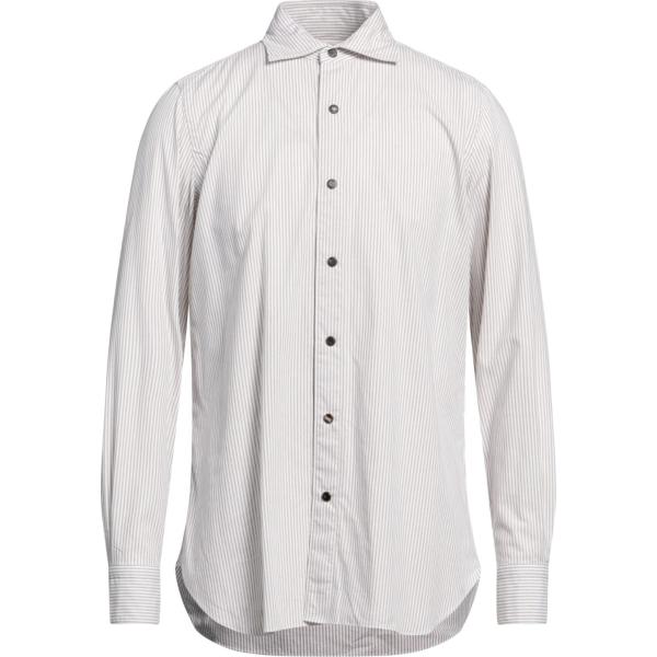 camicie Finamore 1925 grigio a righe