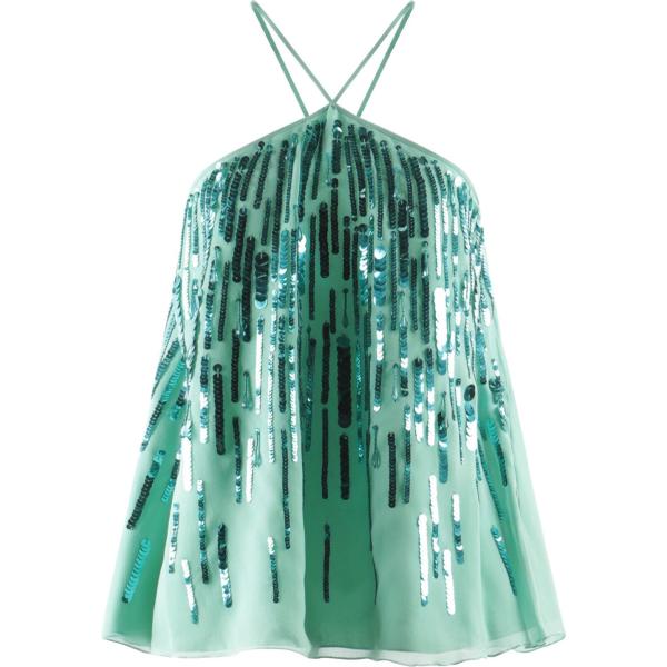 top Blumarine bianco tinta unita