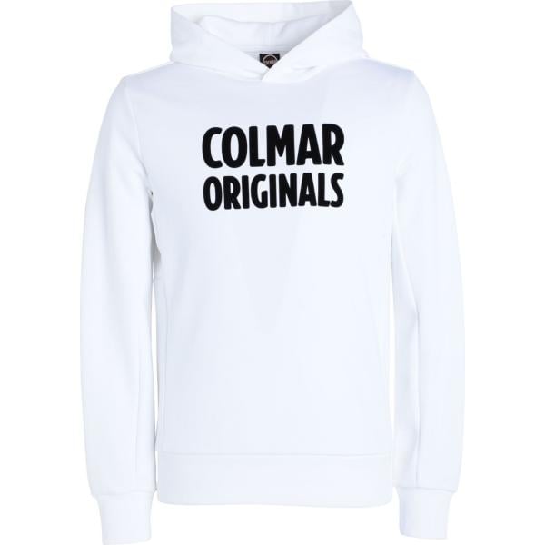 felpe con cappuccio Colmar bianco con stampe