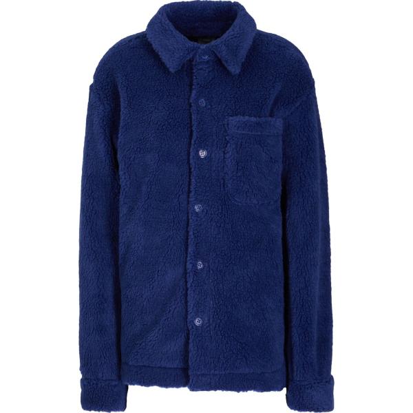 cappotti 8 by YOOX blu tinta unita