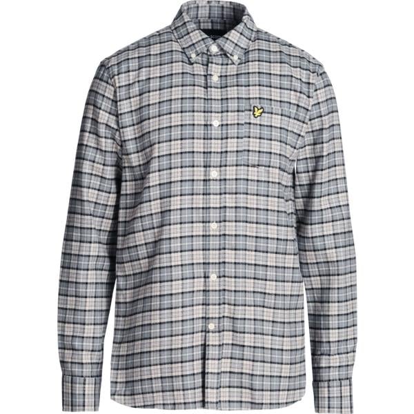 camicie Lyle & Scott grigio scozzese