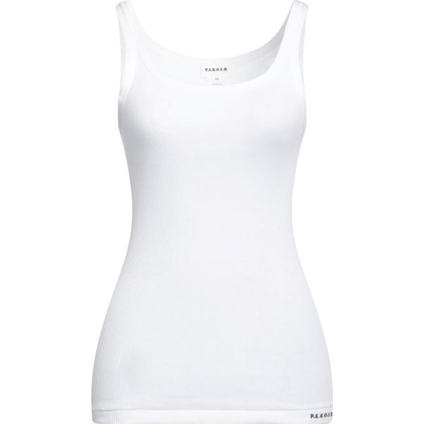 canottiere P.a.r.o.s.h. bianco tinta unita