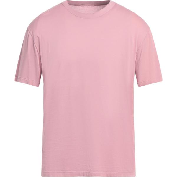 t-shirt Ten C rosa tinta unita