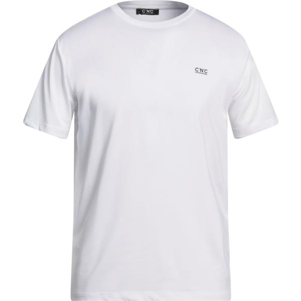 t-shirt Cnc Costume National bianco tinta unita