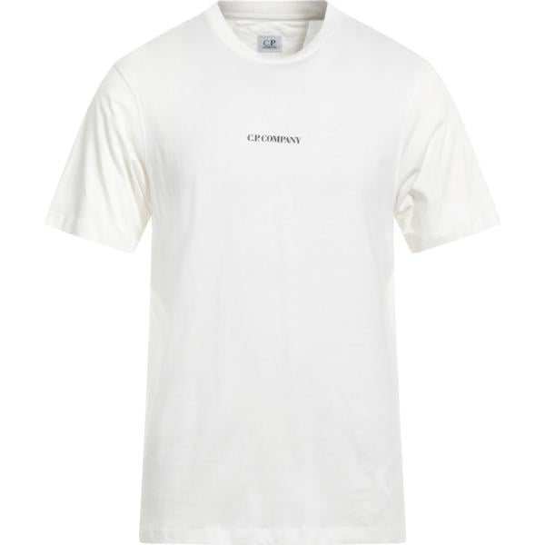 t-shirt C.p. Company bianco tinta unita