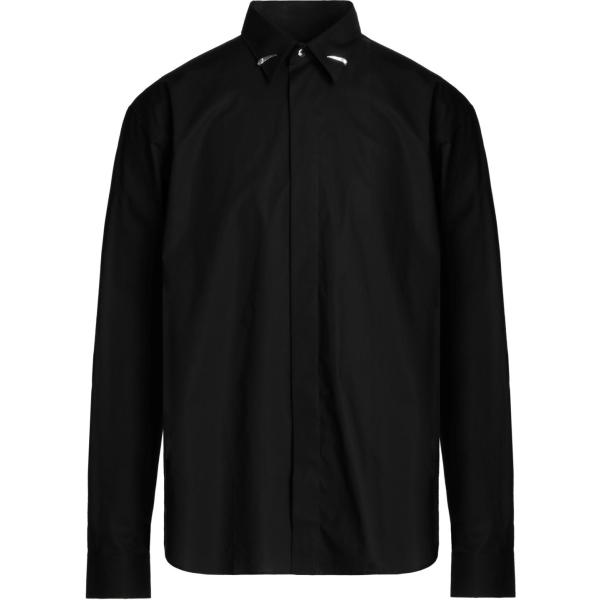 camicie Roberto Cavalli nero tinta unita