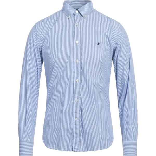 camicie Brooksfield blu a righe