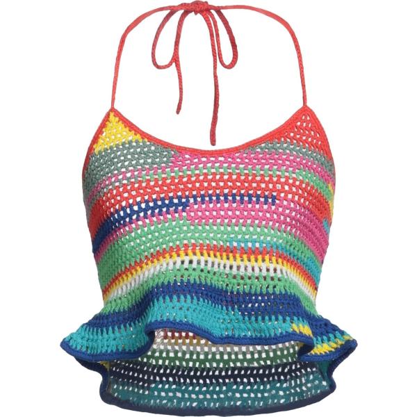 top da donna in blu medio Dsquared2