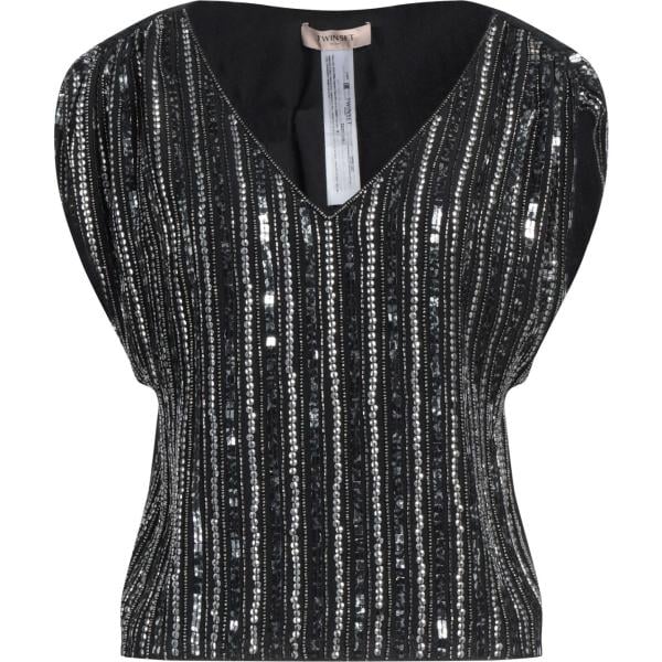 top Twinset multicolore tinta unita