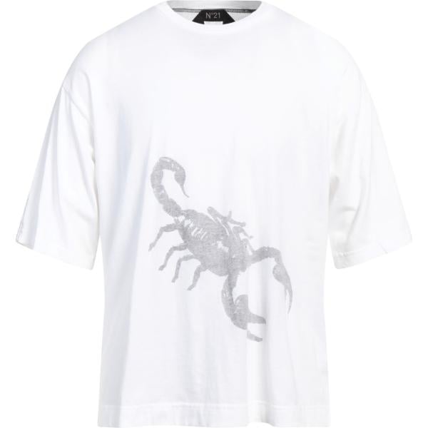 t-shirt N°21 bianco con stampe