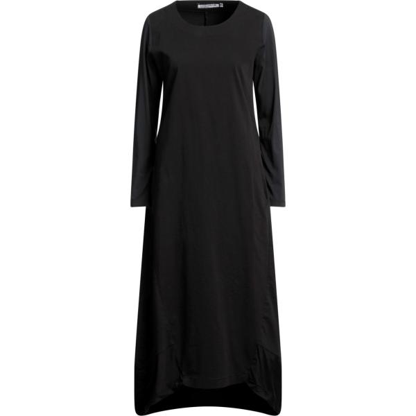 vestiti midi/longuette European Culture nero tinta unita