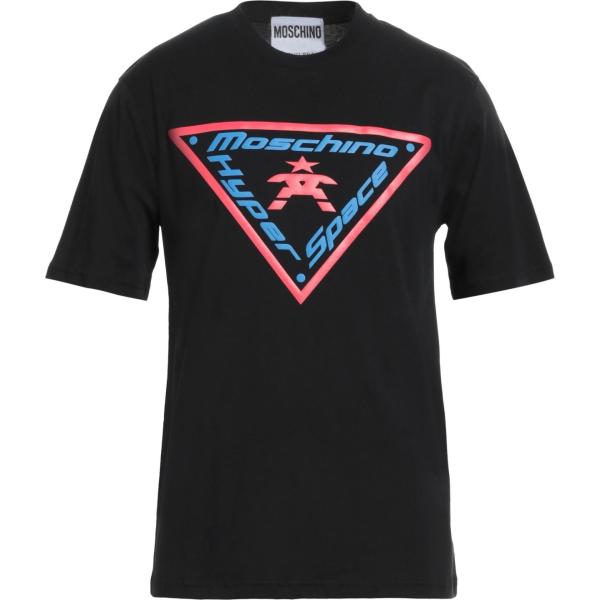 t-shirt Moschino nero con stampe