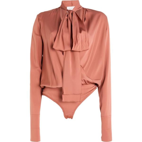 body Sportmax arancione tinta unita