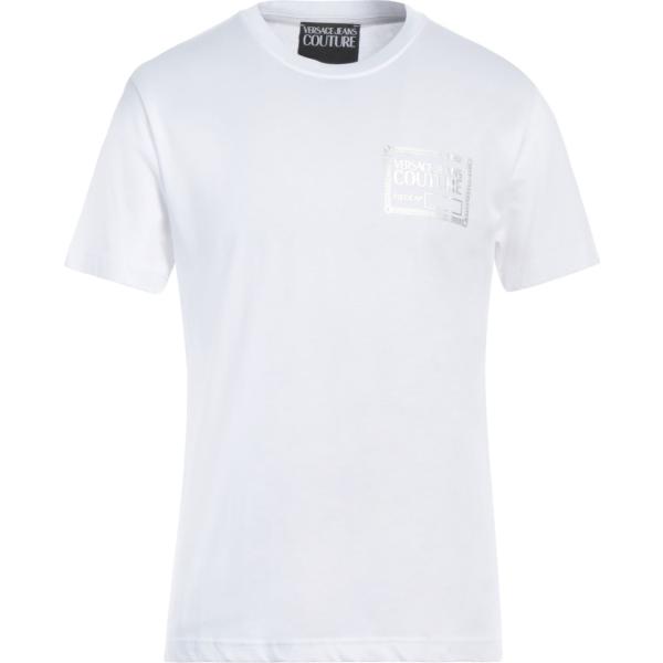 t-shirt Versace Jeans Couture bianco con stampe