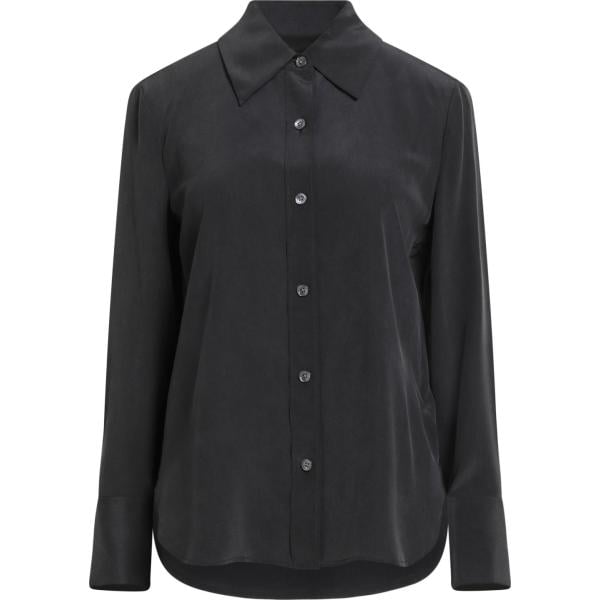 camicie Equipment nero tinta unita