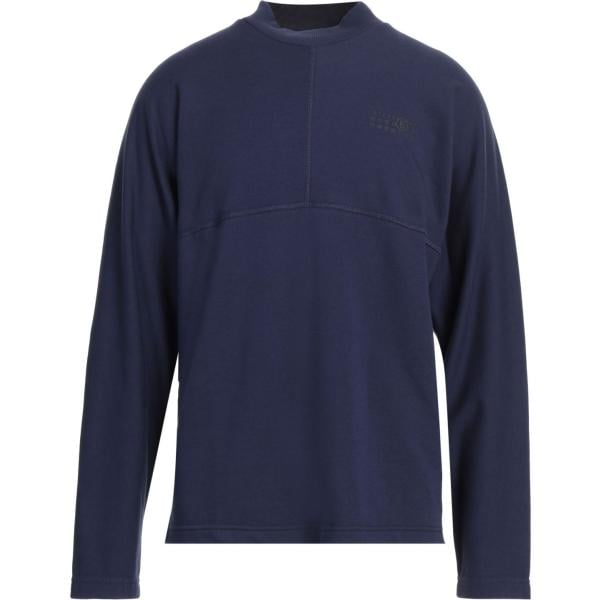felpe Mm6 Maison Margiela blu tinta unita