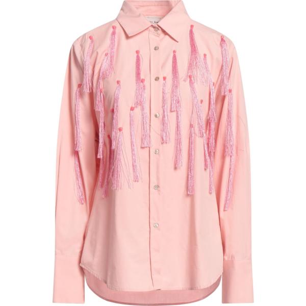 camicie Forte_Forte rosa tinta unita