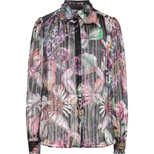 camicie Just Cavalli nero a fiori