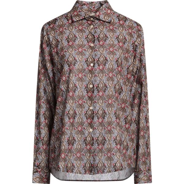 camicie Massimo Alba marrone