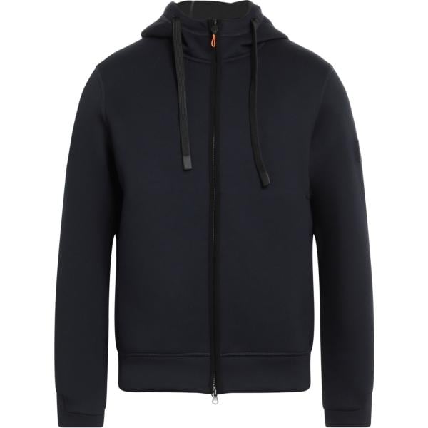 felpe con cappuccio Dekker blu tinta unita
