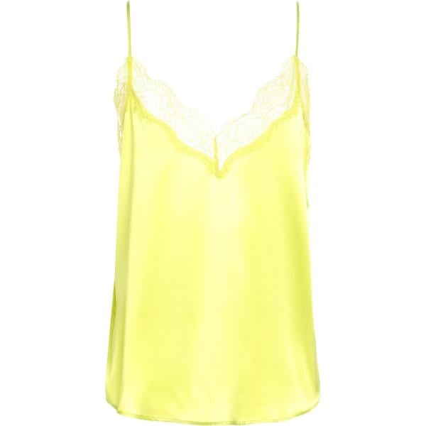 top Pinko giallo tinta unita