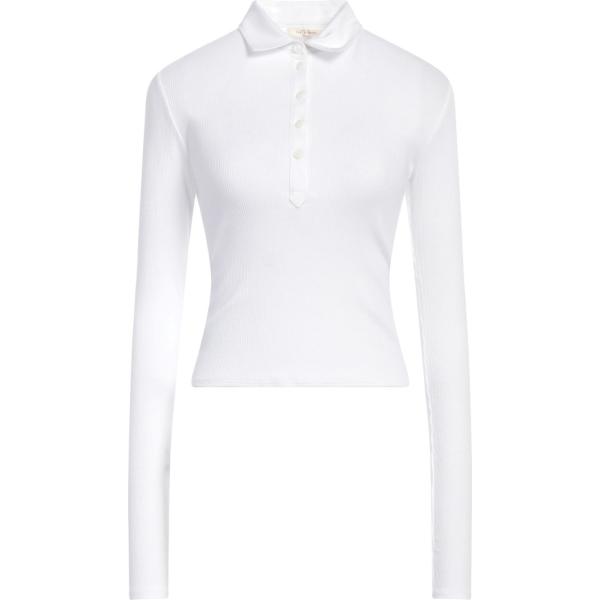 polo Rag & Bone bianco tinta unita