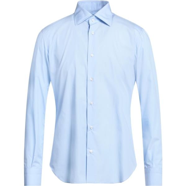 camicie Mattabisch blu tinta unita