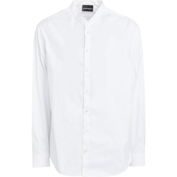 camicie Emporio Armani bianco tinta unita