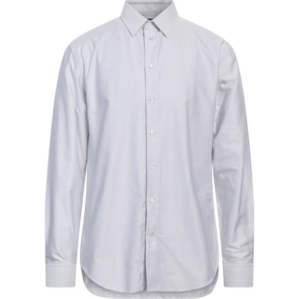 camicie Emporio Armani grigio tinta unita