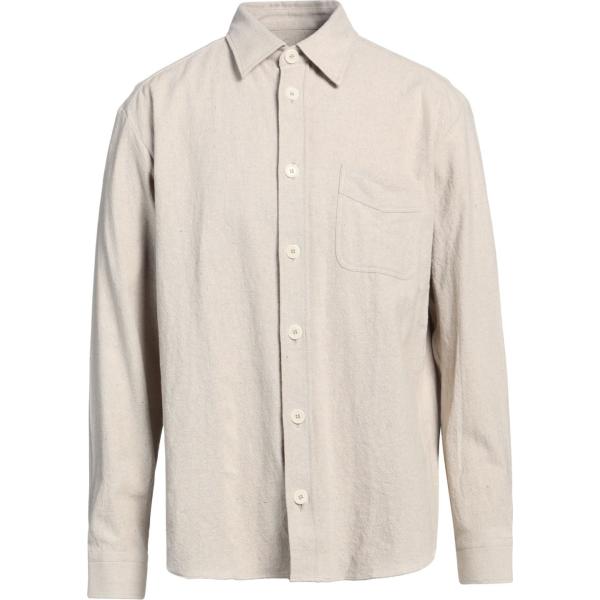 camicie A.p.c. marrone tinta unita