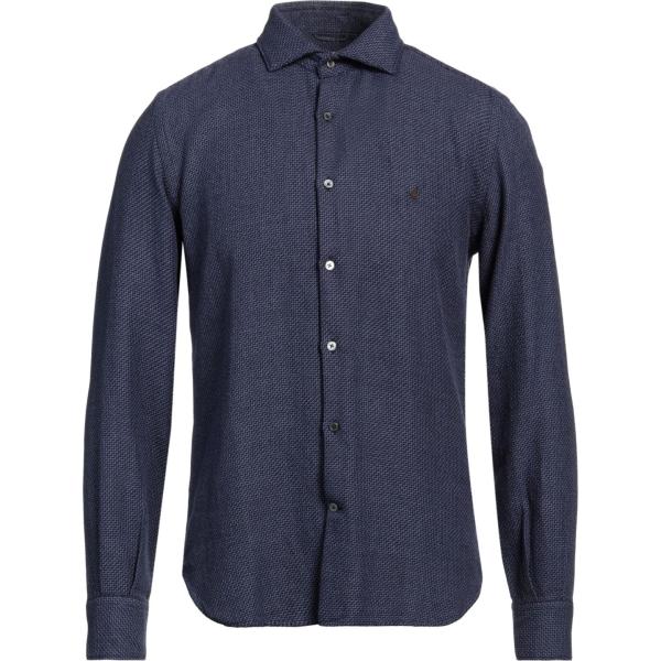camicie Brooksfield blu