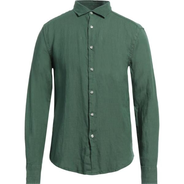 camicie Peuterey verde tinta unita