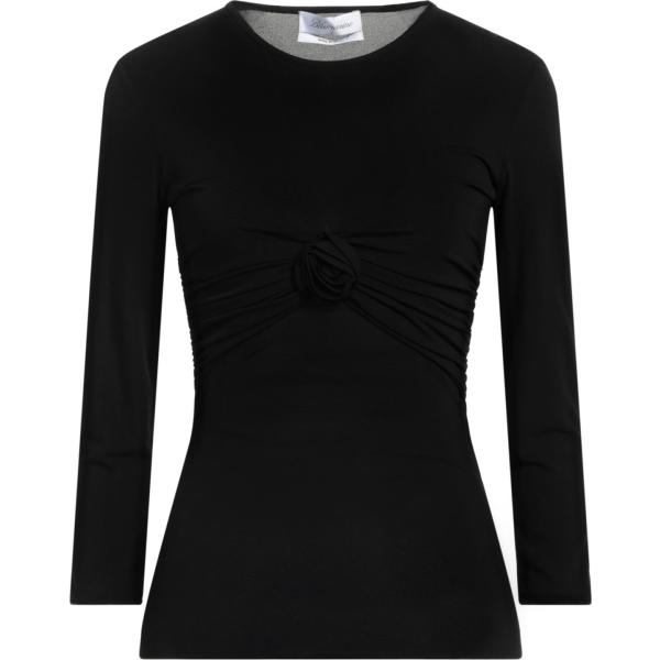 t-shirt Blumarine nero a fiori