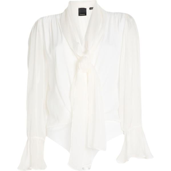 body Pinko bianco tinta unita