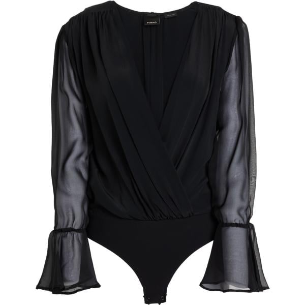 body Pinko nero tinta unita