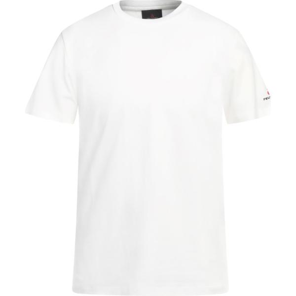 t-shirt Peuterey bianco tinta unita