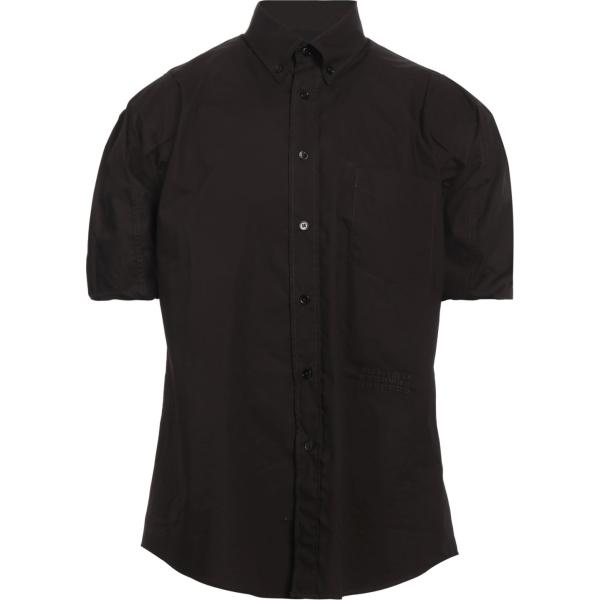 camicie a manica corta Mm6 Maison Margiela marrone tinta unita