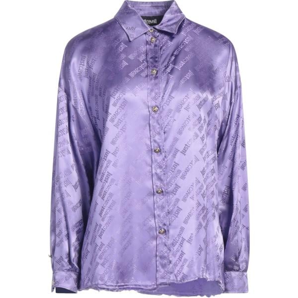 camicie Just Cavalli viola