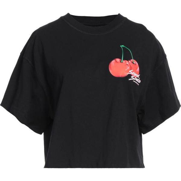 t-shirt Stand Studio nero con stampe