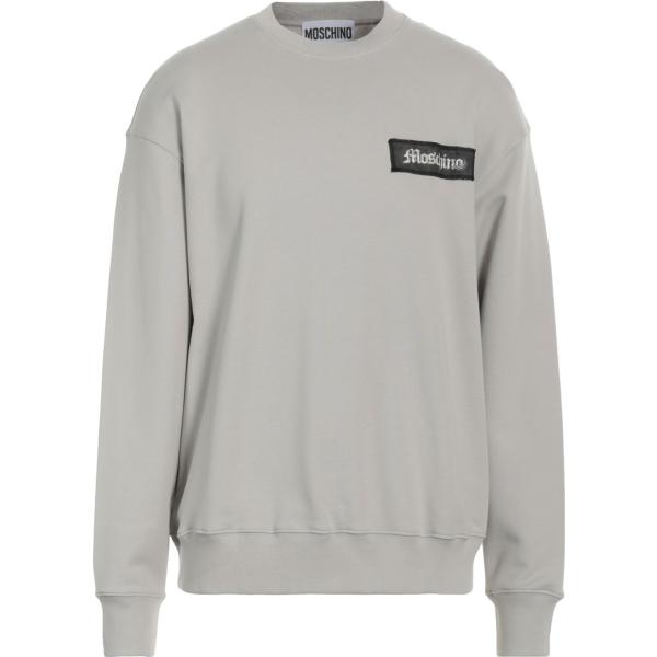 felpe Moschino grigio tinta unita