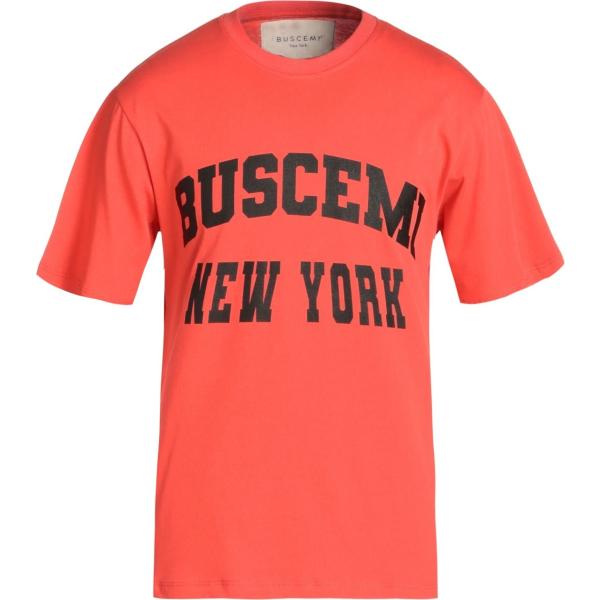 t-shirt Buscemi arancione con stampe