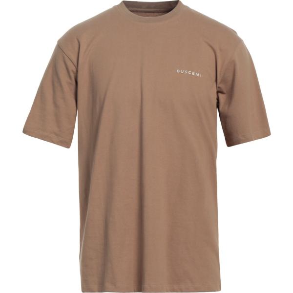 t-shirt Buscemi marrone tinta unita
