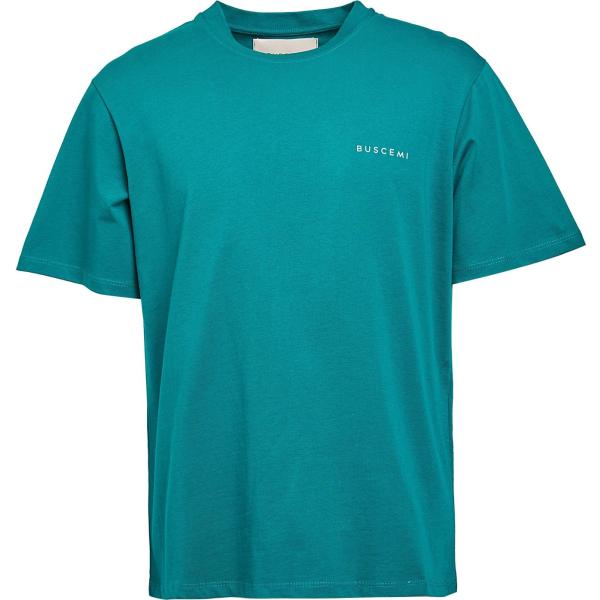 t-shirt Buscemi verde tinta unita