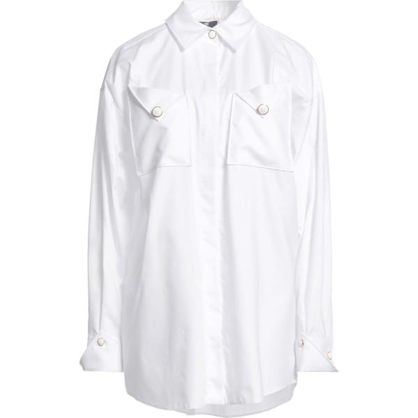 camicie Elisabetta Franchi bianco tinta unita