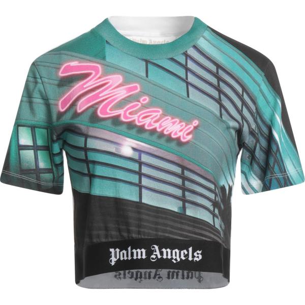 t-shirt Palm Angels verde