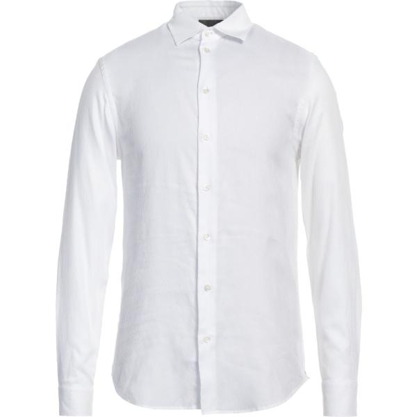 camicie Emporio Armani bianco geometrica