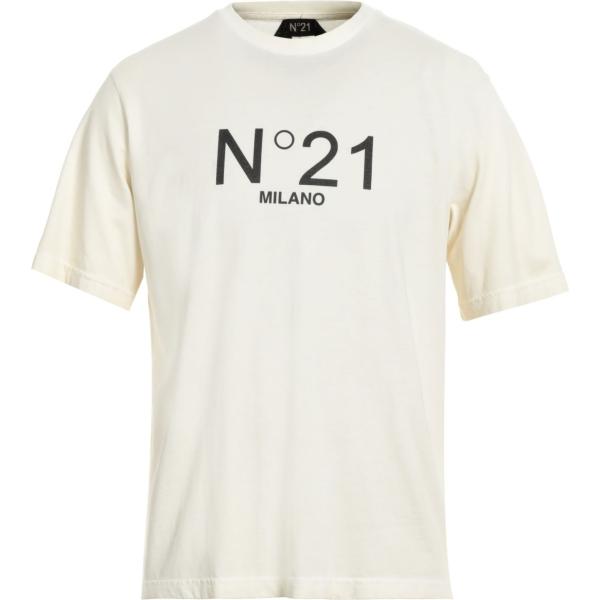 t-shirt N°21 bianco con stampe