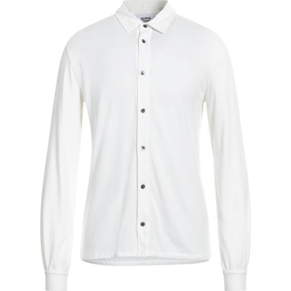 camicie Alpha Studio bianco tinta unita